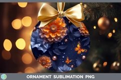 GorgeousEnchanted Flowers 3D Ornament design.