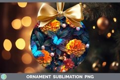 GorgeousEnchanted Flowers 3D Ornament design.