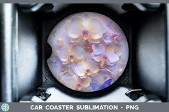 GorgeousEnchanted Flowers 3D Car Coaster design.