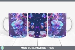 GorgeousEnchanted Flowers 3D Mug Wrap design.
