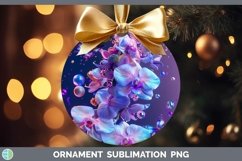 GorgeousEnchanted Flowers 3D Ornament design.