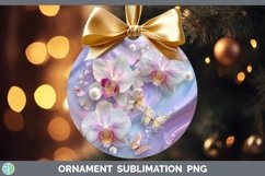 GorgeousEnchanted Flowers 3D Ornament design.