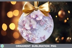 GorgeousEnchanted Flowers 3D Ornament design.