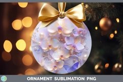 GorgeousEnchanted Flowers 3D Ornament design.