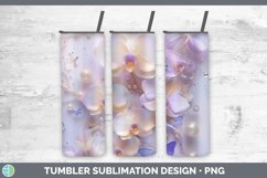 GorgeousEnchanted Flowers 3D Tumbler design.