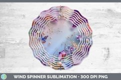 GorgeousEnchanted Flowers 3D Wind Spinner design.