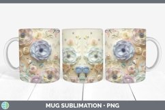 GorgeousEnchanted Flowers 3D Mug Wrap design.