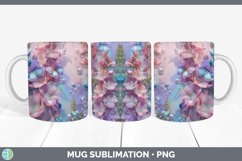 GorgeousEnchanted Flowers 3D Mug Wrap design.