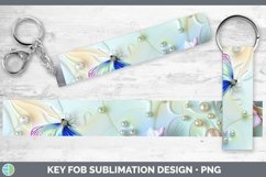 GorgeousEnchanted Flowers 3D Key Fob design.