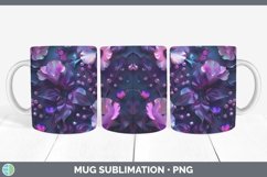 GorgeousEnchanted Flowers 3D Mug Wrap design.