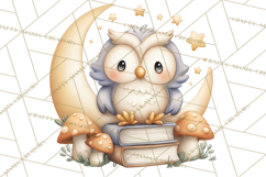 Woodland Witch Animals Clipart, Whimsical Halloween PNG Product Image 3