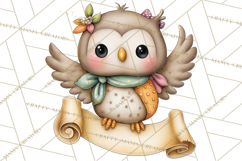 Woodland Witch Animals Clipart, Whimsical Halloween PNG Product Image 2