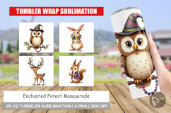 Paw-di Gras Puppy Carnival Tumbler Product Image 1