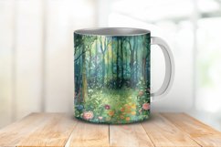 Enchanted Forest Watercolor Digital Paper Bundle Product Image 3