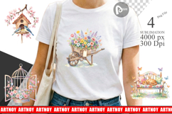 Enchanted Garden Mom Floral Sublimation Product Image 1