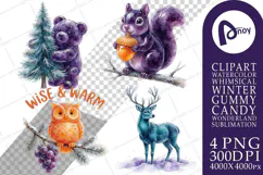 Gelatin Forest Animals Sublimation Product Image 1