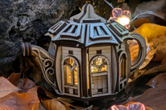 Fairy Kettle House - Laser Cut File, Fantasy Plywood Vector Product Image 4