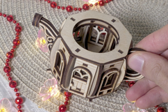 Fairy Kettle House - Laser Cut File, Fantasy Plywood Vector Product Image 7