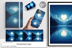 Digital Paper Enchanted Lake Product Image 1
