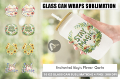 Enchanted Magic Flower Glass Can Product Image 1