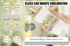 Enchanted Magic Flower Glass Can Product Image 1