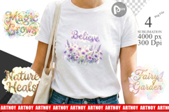 Enchanted Magic Flower Sublimation Product Image 1