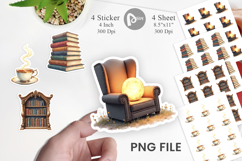 Enchanted Reading Nook Sticker Product Image 1