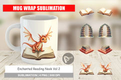 Enchanted Reading Nook Mug Wrap Product Image 1