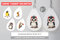 Enchanted Winter Birds Earring Product Image 1