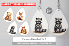 Woodland Mom &amp; Baby Animals Earring Product Image 1