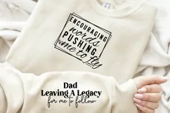 Dad Inspiring Me To Sleeve SVG, Father's Day SVG Design Product Image 1