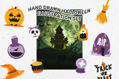 Bubbly Hand Drawn Halloween Illustration Set Product Image 6