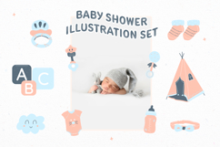 Little Cutie Baby Shower Illustration Set Product Image 6