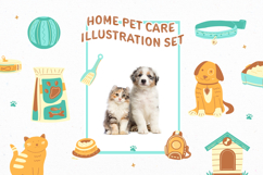 Brightly Cute Home Pet Care Illustration Set Product Image 6