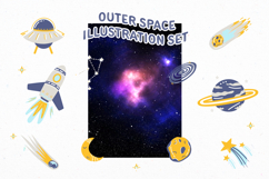 Great Universe Outer Space Illustration Set Product Image 6