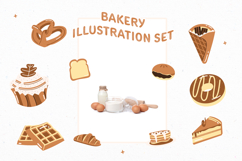 Yummy Choco Bakery Illustration Set Product Image 6