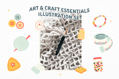 Playful Craft and Art Essentials Illustration Set Product Image 6