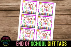 end of school gift tags