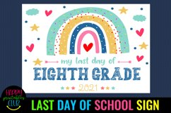 end of school sign 