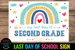 end of school sign 