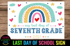 end of school sign 
