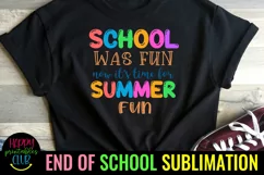 END OF SCHOOL SUBLIMATION 