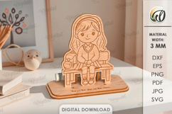 End of School Year Money Holder Laser Cut. Money Stand SVG Product Image 1