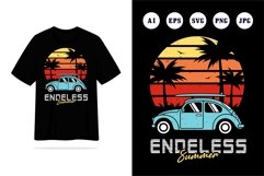 Endeless Summer tshirt design, shirt black design, sticker Product Image 1