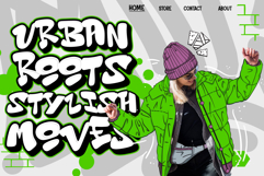 Endless Fusion | 3D Layered Graffiti Webfont for Urban Product Image 3