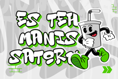 Endless Fusion - 3D Layered Graffiti Font Product Image 3