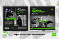 Endless Fusion | 3D Layered Graffiti Webfont for Urban Product Image 6