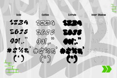 Endless Fusion - 3D Layered Graffiti Font Product Image 8