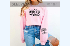 Endless patience unwavering support Sleeve SVG Design Product Image 1