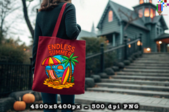 Endless Summer Beach PNG Tropical Vacation Outdoor Design